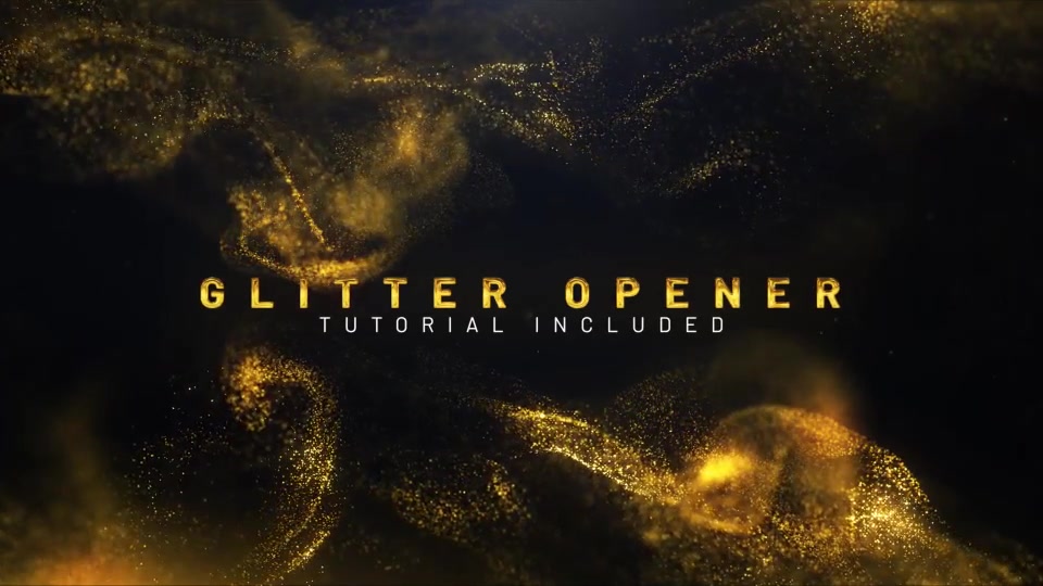 Gold Glitter Opener Videohive 40246285 After Effects Image 3