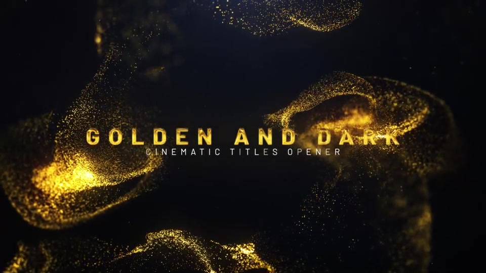 Gold Glitter Opener Videohive 40246285 After Effects Image 5