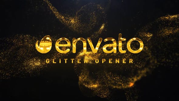 Gold Glitter Opener - 40246285 Videohive Download