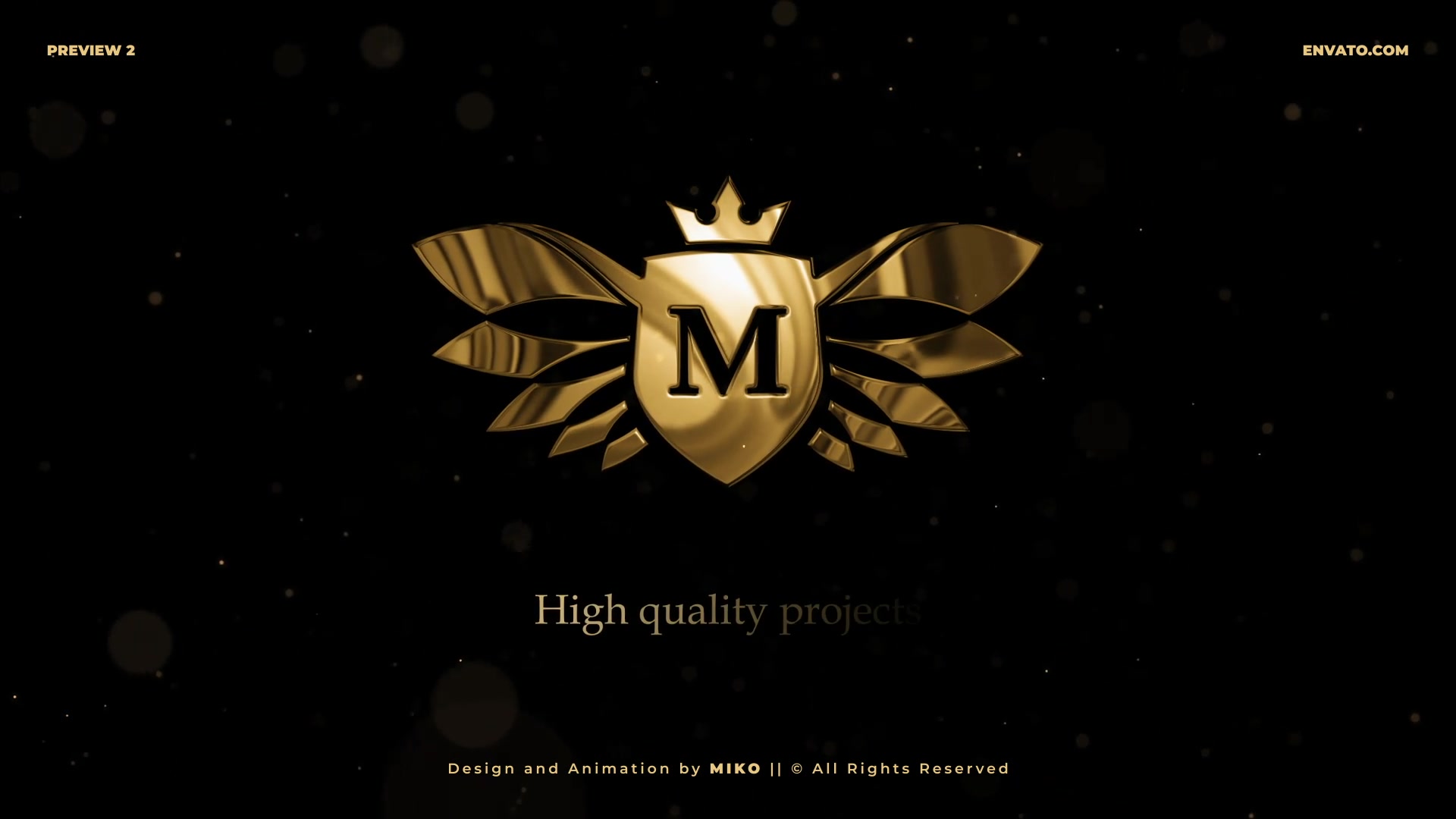 Gold Logo Opener Videohive 51740440 After Effects Image 5