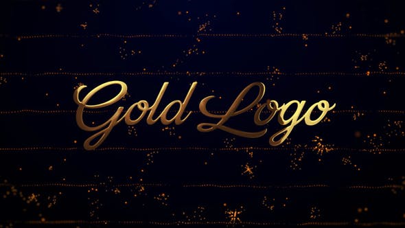 Gold Logo Reveal (Particles Opener) - 23329933 Videohive Download