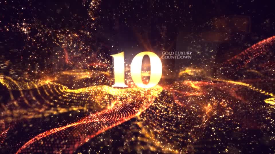 Gold Luxury Countdown Videohive 22050278 After Effects Image 1