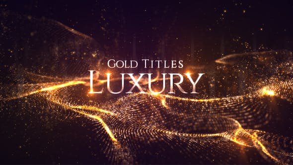 Gold Luxury Titles - Videohive Download 21132629
