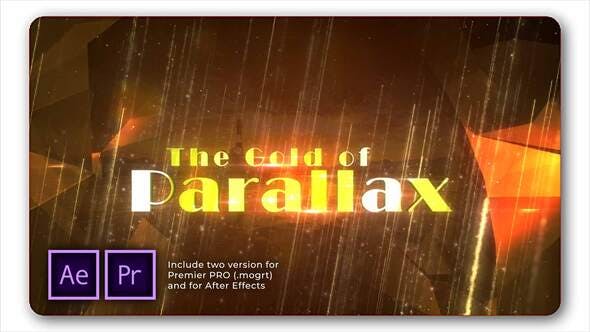 Gold Parallax Trailer Slideshow - 27691118 Download Videohive
