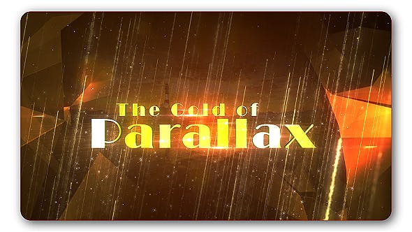 Gold Parallax Trailer Slideshow - Videohive Download 18315095