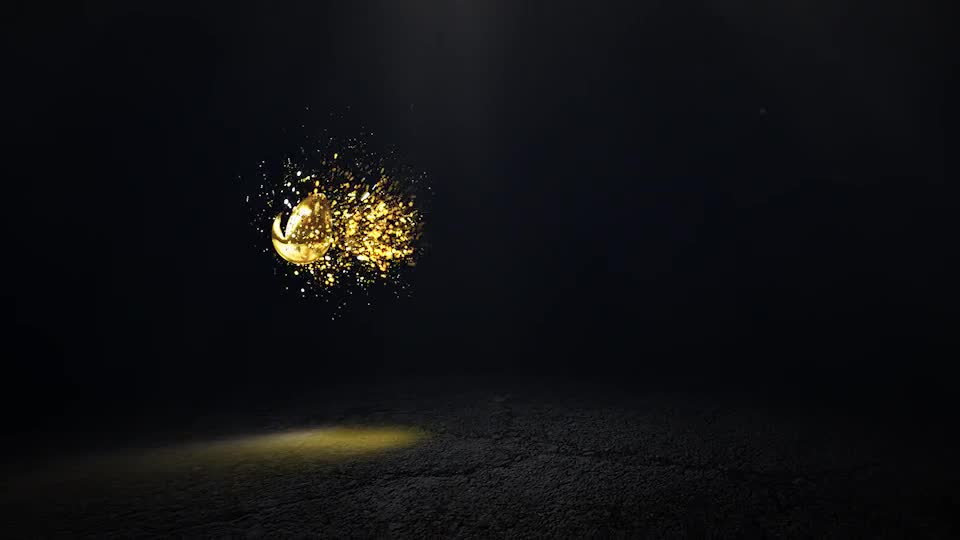Gold Particles Logo Videohive 23331041 After Effects Image 1