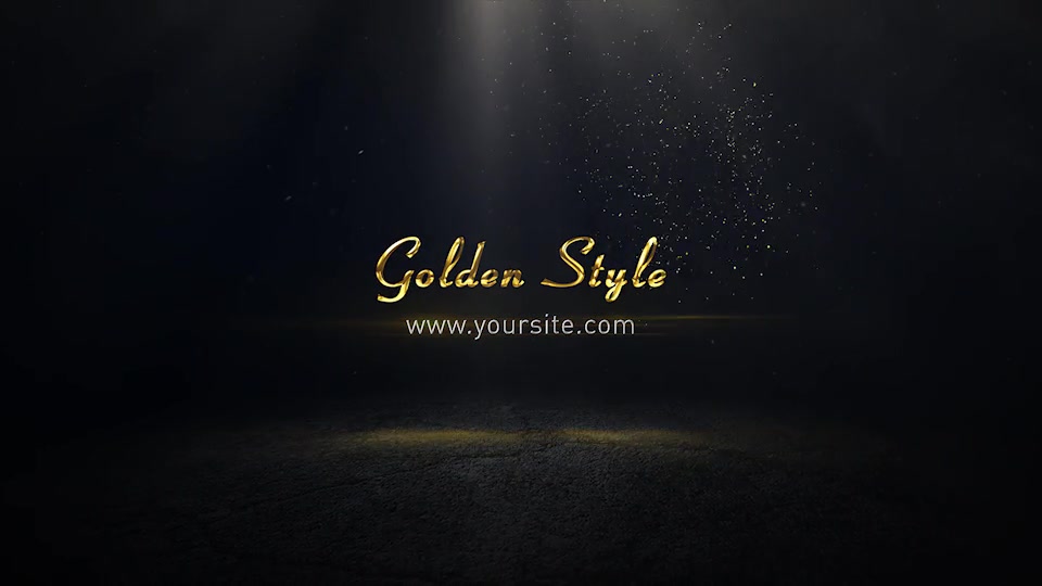 Gold Particles Logo Videohive 23331041 After Effects Image 6