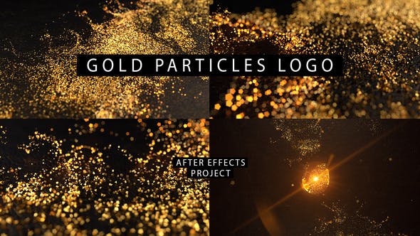Gold Particles Logo - Videohive Download 26580796