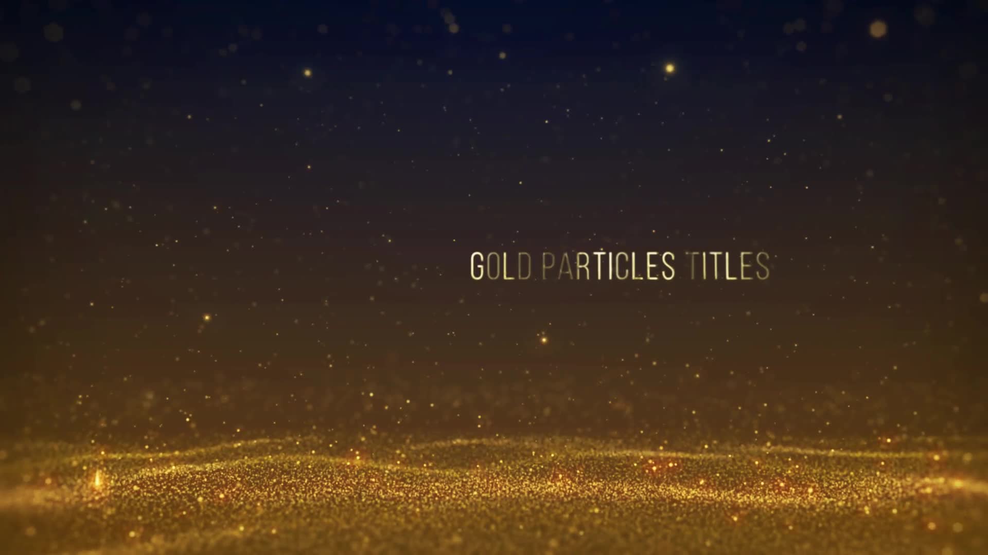 Gold Particles Titles Videohive 31513696 After Effects Image 2