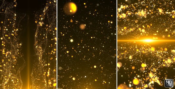 Gold Particles - Videohive 21263086 Download