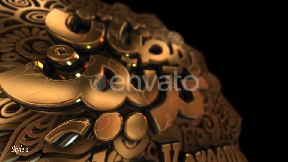 Gold Ramadan Kareem Videohive 21961387 After Effects Image 5