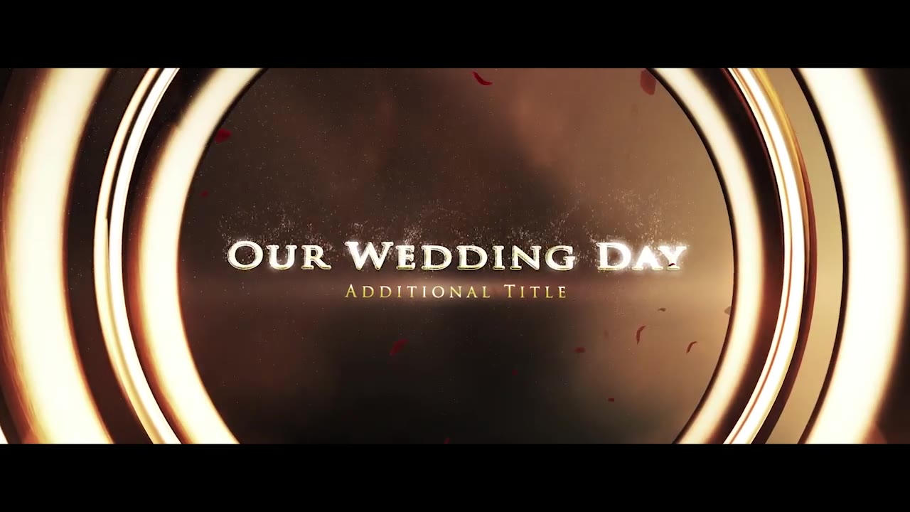Gold Rings Opener Videohive 15619248 After Effects Image 3