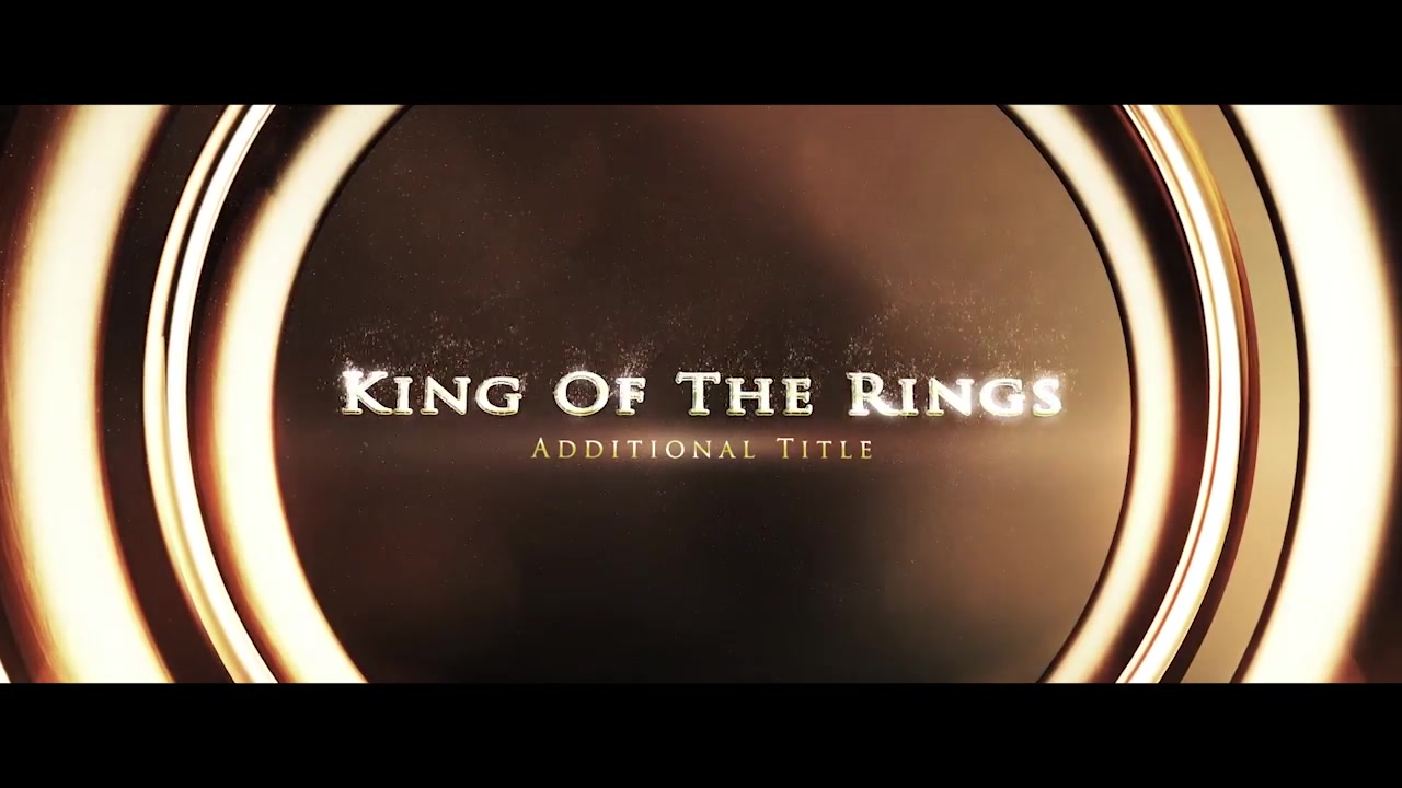 Gold Rings Opener Videohive 15619248 After Effects Image 7