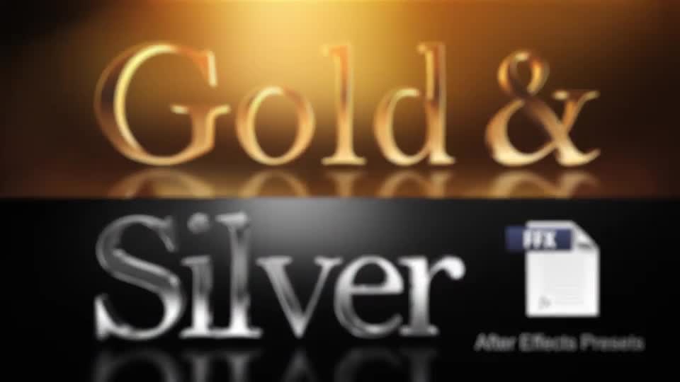 Gold & Silver Presets - Download Videohive 10037826