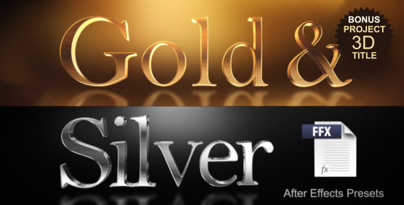 Gold & Silver Presets - Download Videohive 10037826