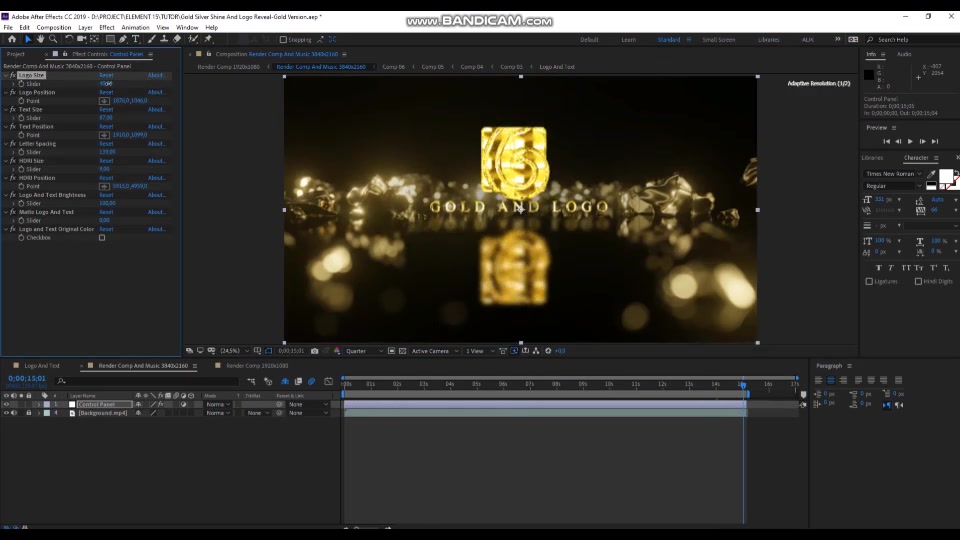 Gold Silver Shine And Logo Reveal Videohive 33733369 After Effects Image 12