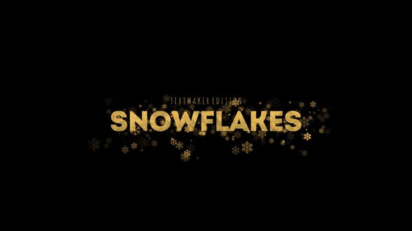 Gold & Silver Snowflake Titles // DaVinci Resolve - 29867057 Videohive Download