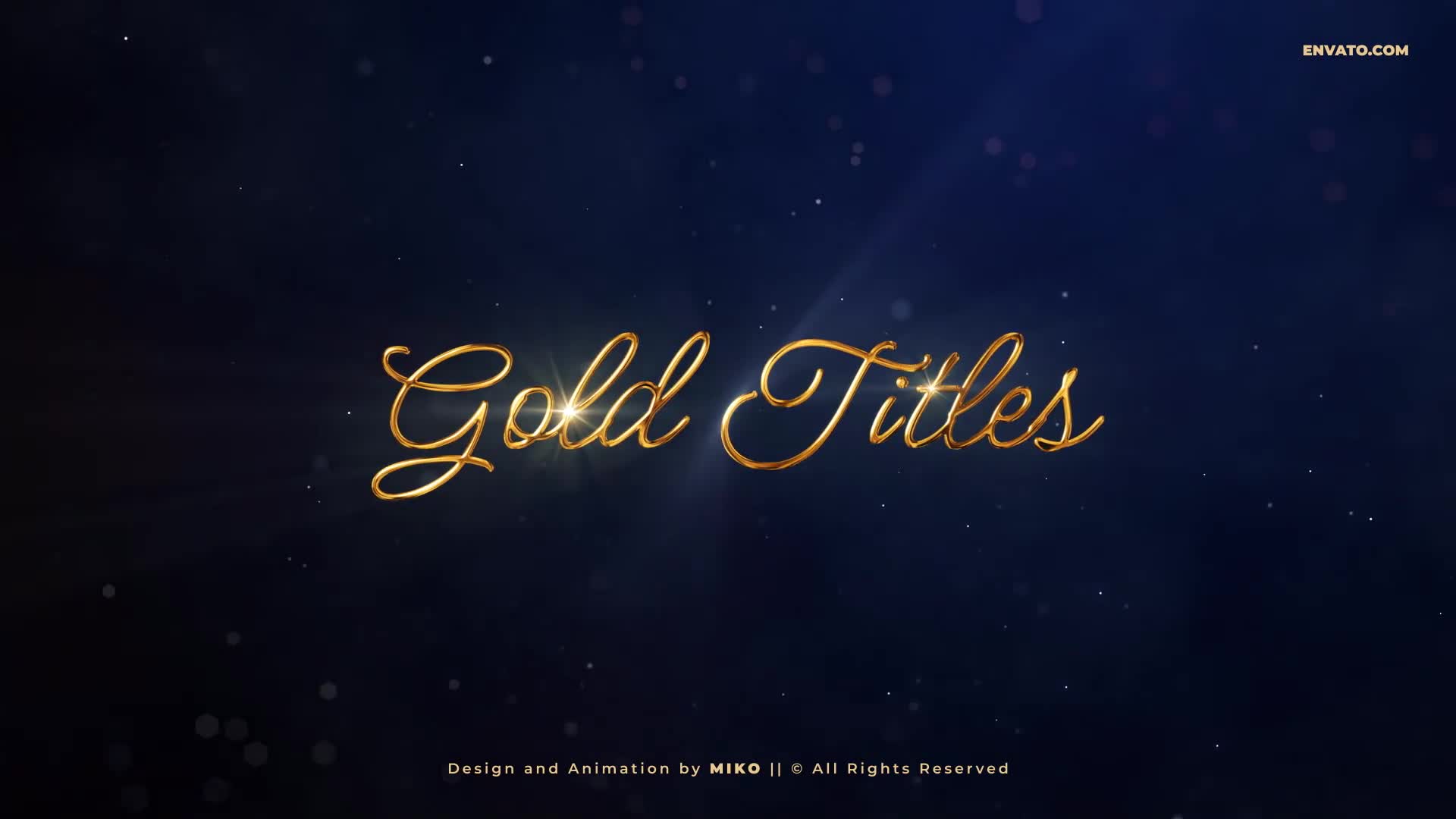 Gold Titles 4K Videohive 36270232 After Effects Image 1