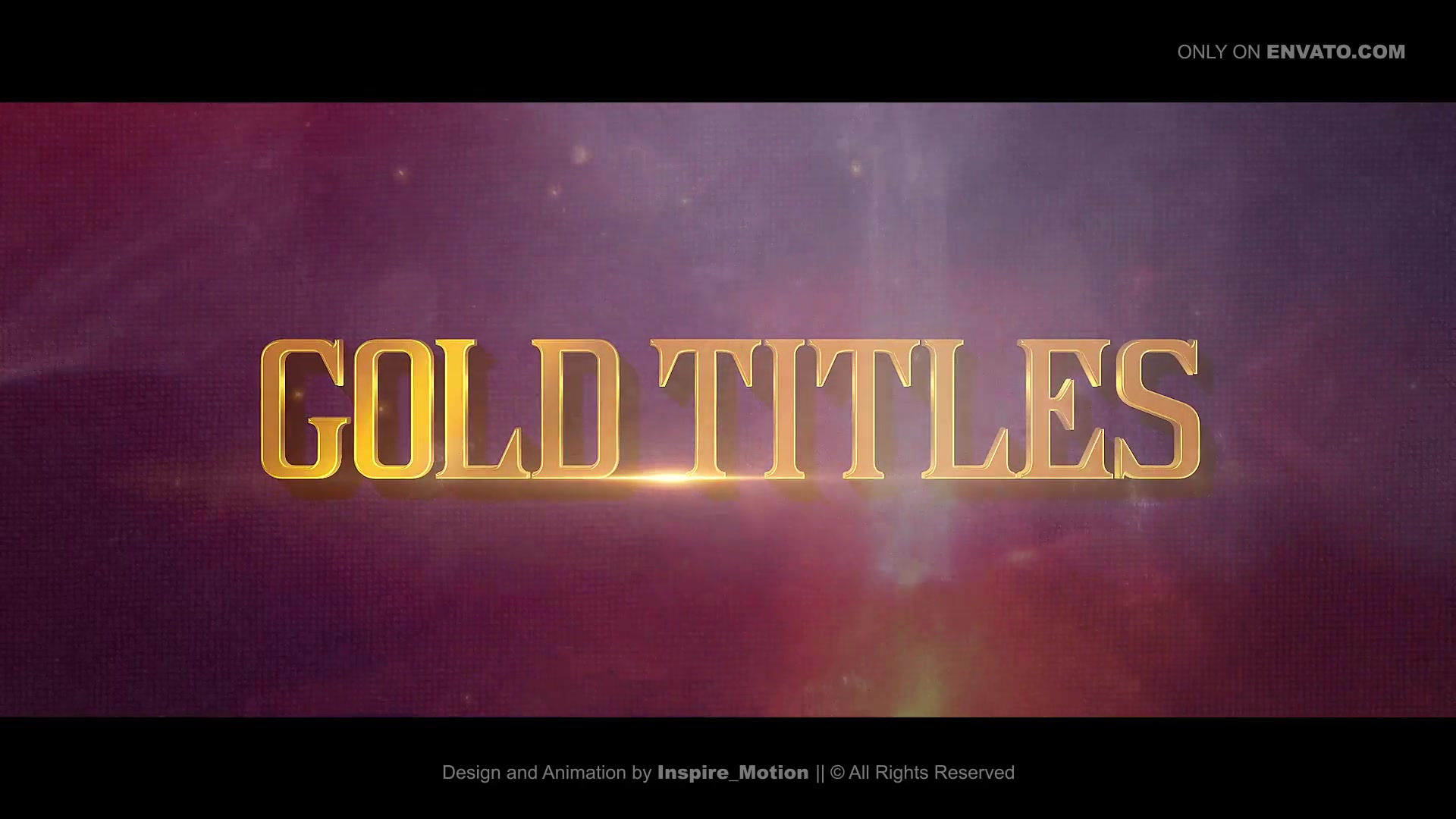Gold Titles | Epical Trailer Videohive 30482273 After Effects Image 4