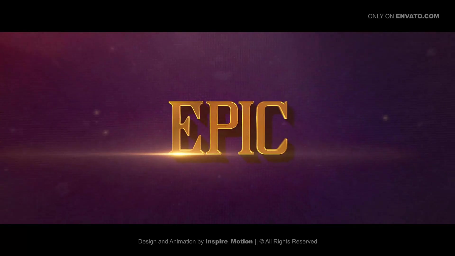 Gold Titles | Epical Trailer Videohive 30482273 After Effects Image 6