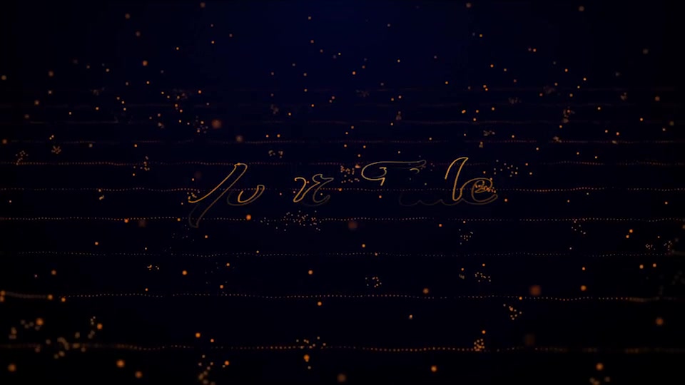 Gold Titles (Particles Intro) Videohive 26117010 Premiere Pro Image 6