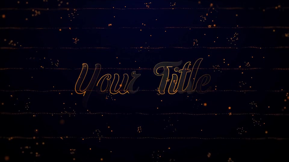 Gold Titles (Particles Intro) Videohive 26117010 Premiere Pro Image 8