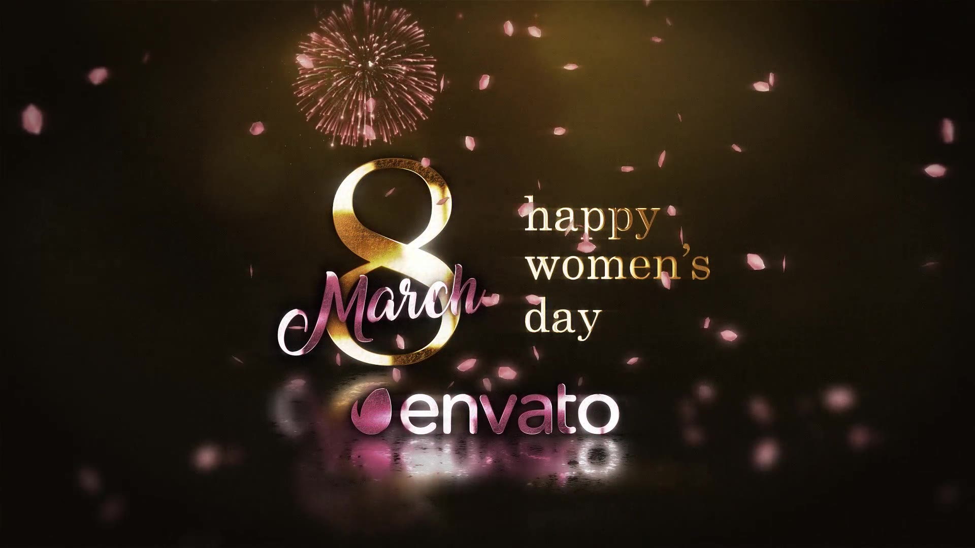 Golden 8 March Wishes Videohive 31003424 After Effects Image 6