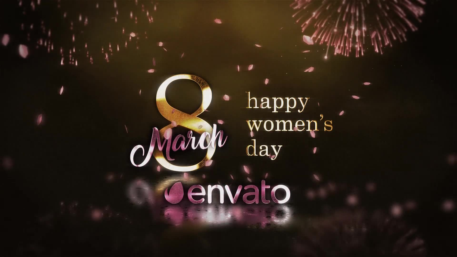 Golden 8 March Wishes Videohive 31003424 After Effects Image 7