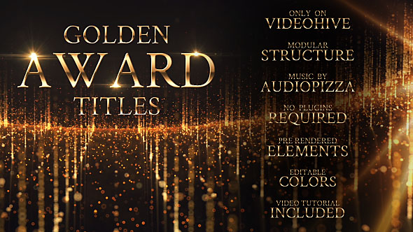 Golden Award Titles - Download Videohive 19759831