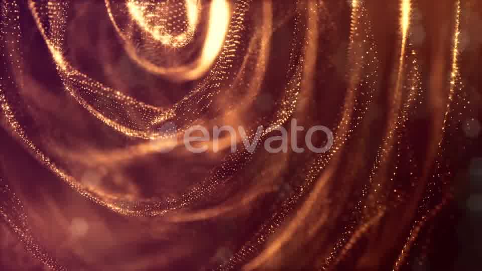 Golden Background Of Particles - Download Videohive 21581118