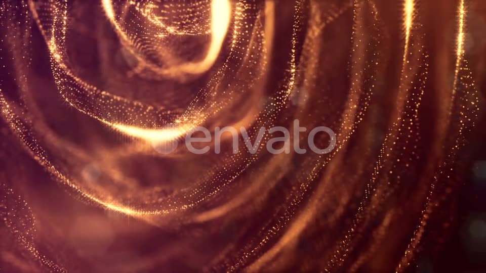 Golden Background Of Particles - Download Videohive 21581118