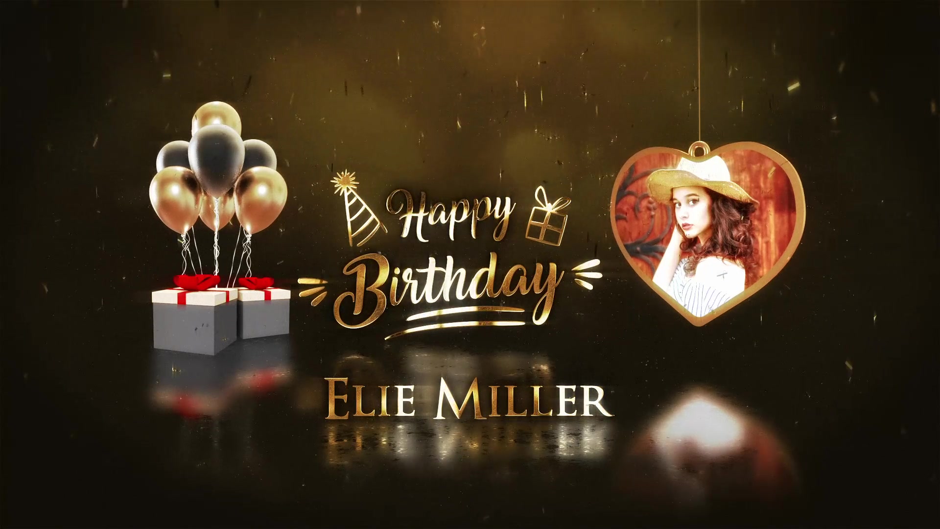 Golden Birthday Wishes Videohive 34742367 After Effects Image 4