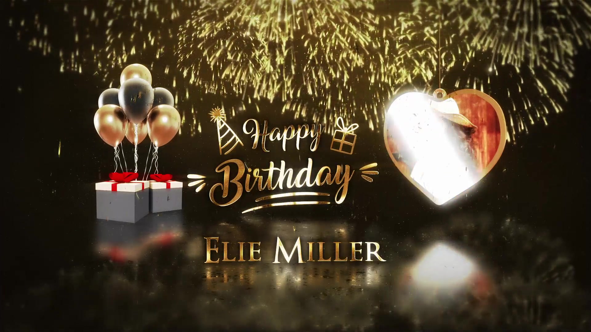 Golden Birthday Wishes Videohive 34742367 After Effects Image 5