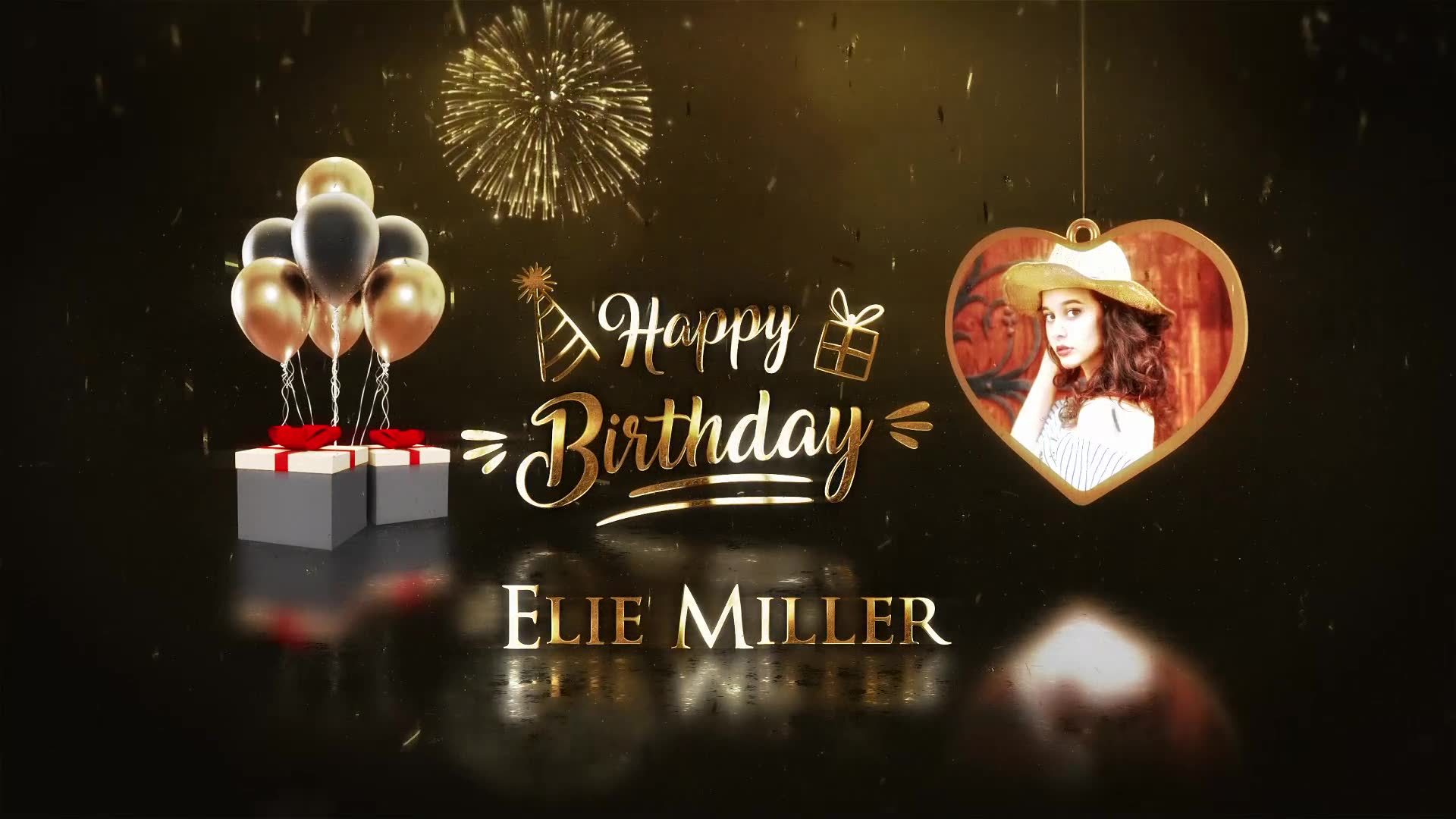 Golden Birthday Wishes Videohive 34742367 After Effects Image 6