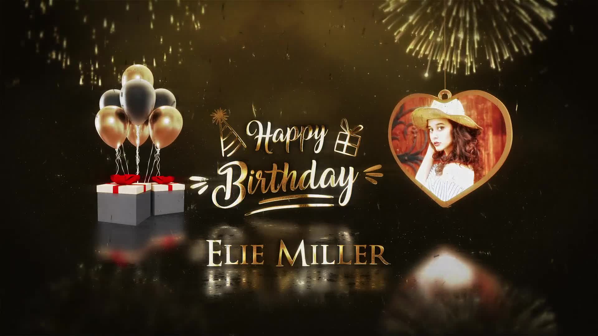 Golden Birthday Wishes Videohive 34742367 After Effects Image 7