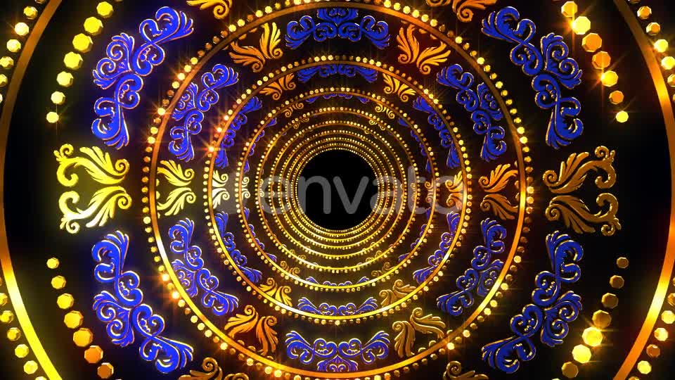 Golden Blue Ornament - Download Videohive 22014624