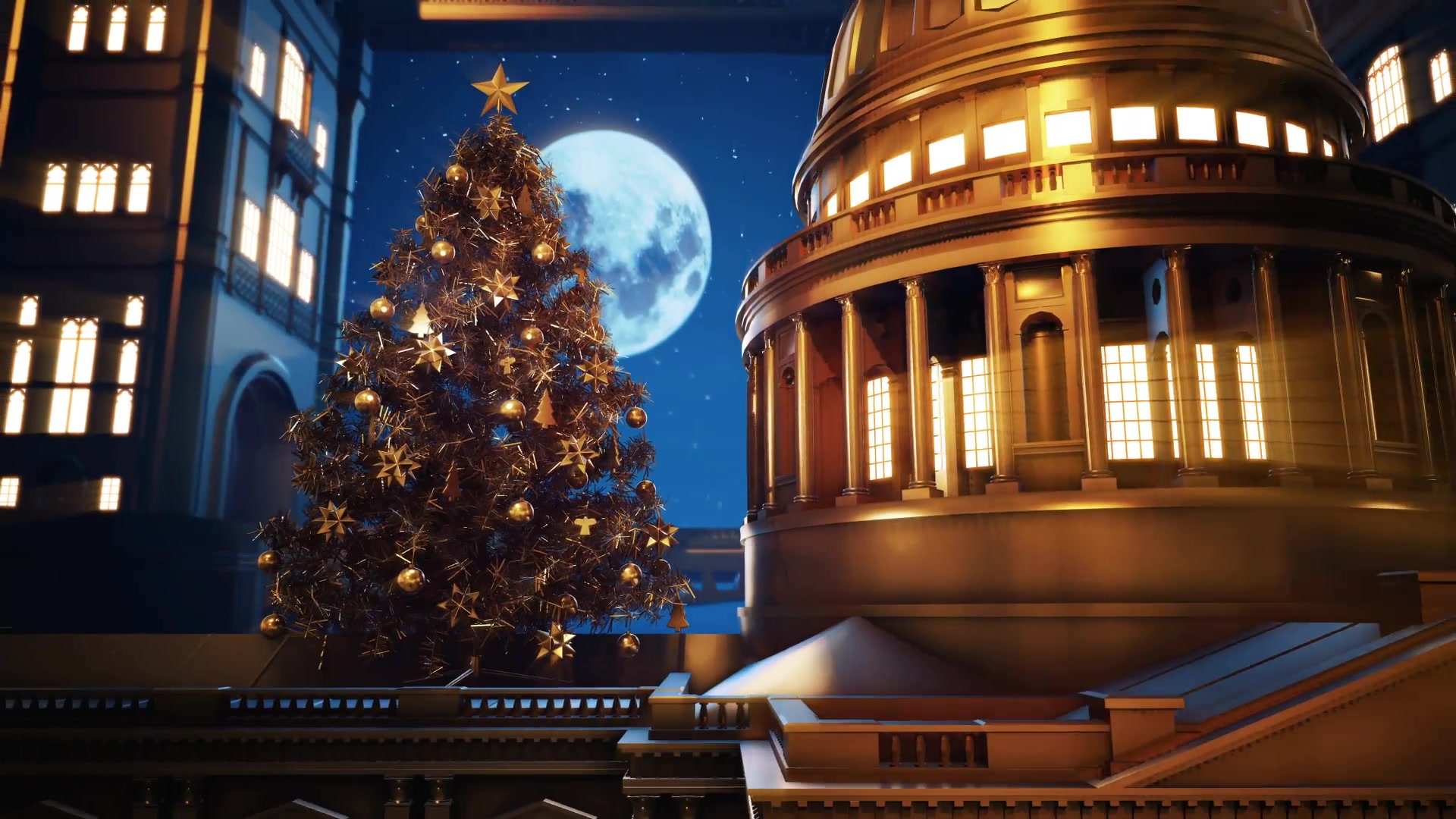 Golden Christmas In Vatican Videohive 23007518 After Effects Image 4