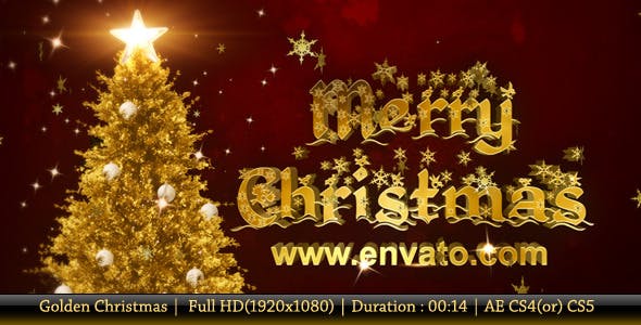 Golden Christmas - Videohive Download 939228