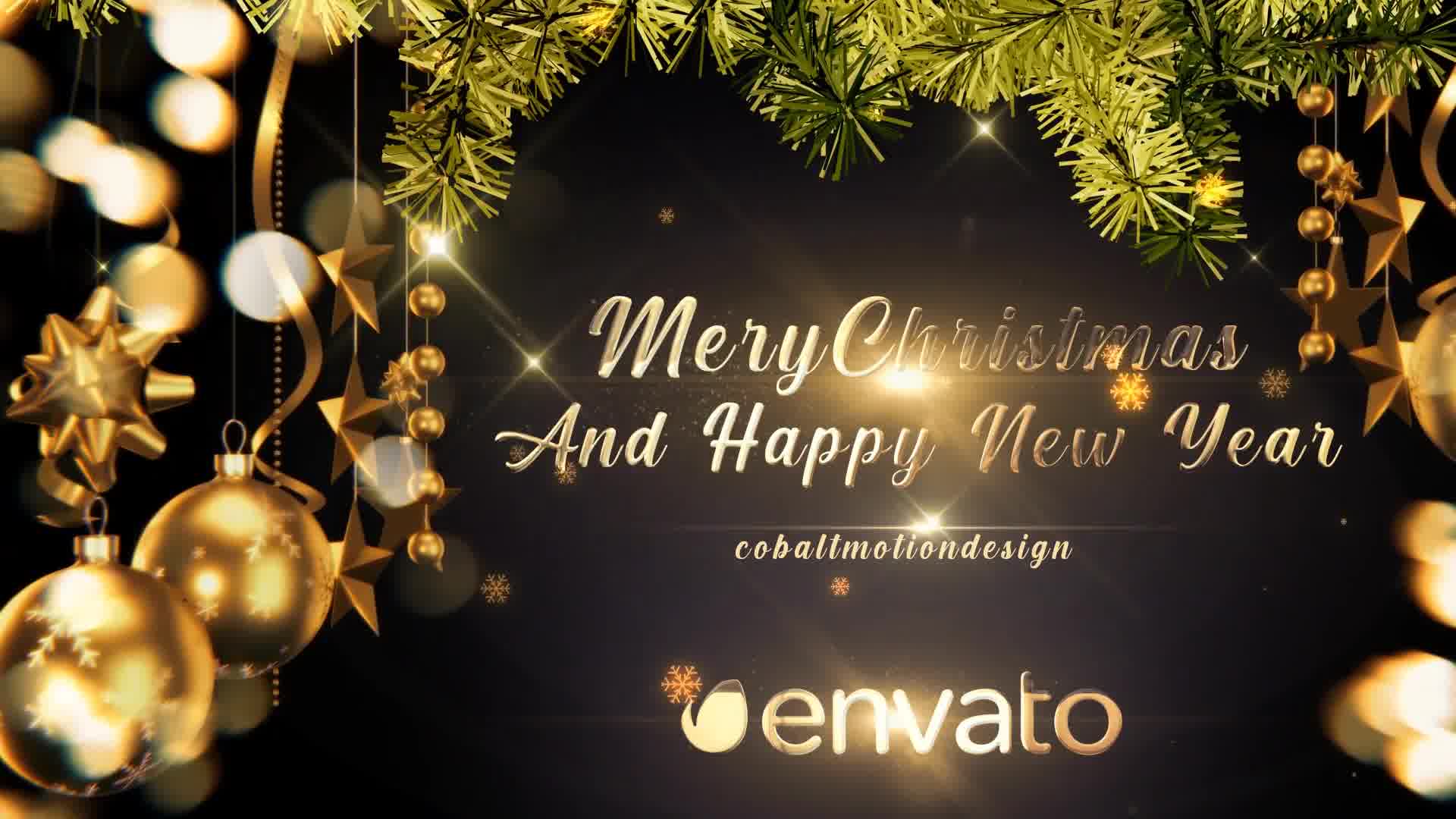 Golden Christmas Wishes 4K Videohive 29651275 After Effects Image 11