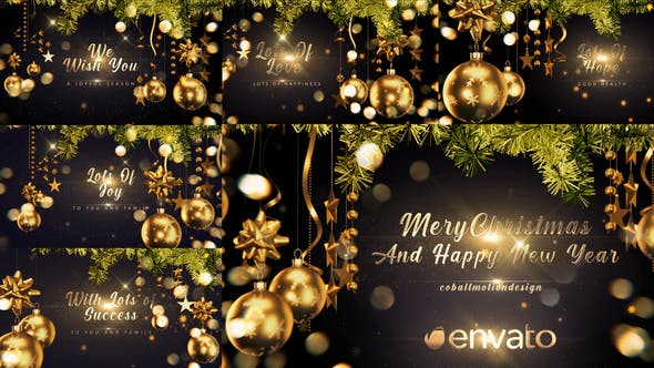 Golden Christmas Wishes 4K - 29651275 Download Videohive