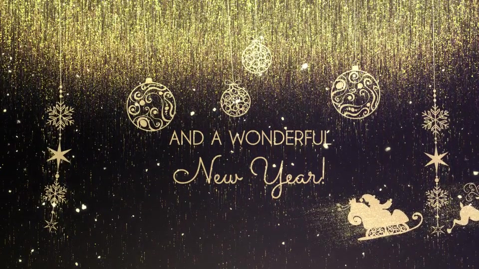 Golden Christmas Wishes - Download Videohive 21033444