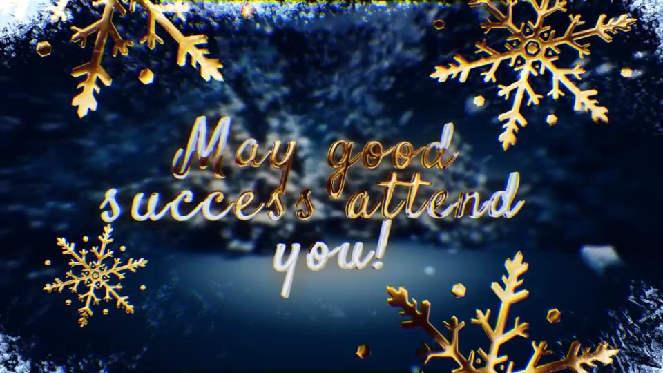 Golden Christmas Wishes with Magic Particles Videohive 25114567 After Effects Image 3