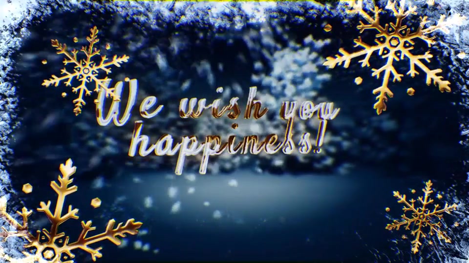 Golden Christmas Wishes with Magic Particles Videohive 25114567 After Effects Image 4