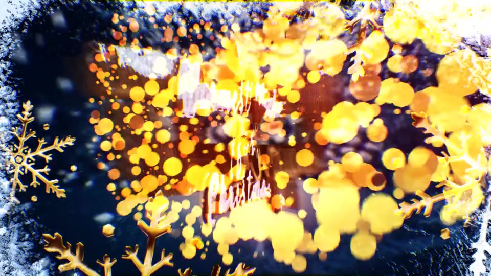 Golden Christmas Wishes with Magic Particles Videohive 25114567 After Effects Image 5