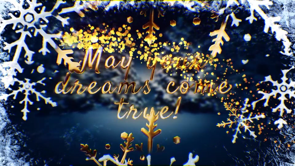 Golden Christmas Wishes with Magic Particles Videohive 25114567 After Effects Image 7