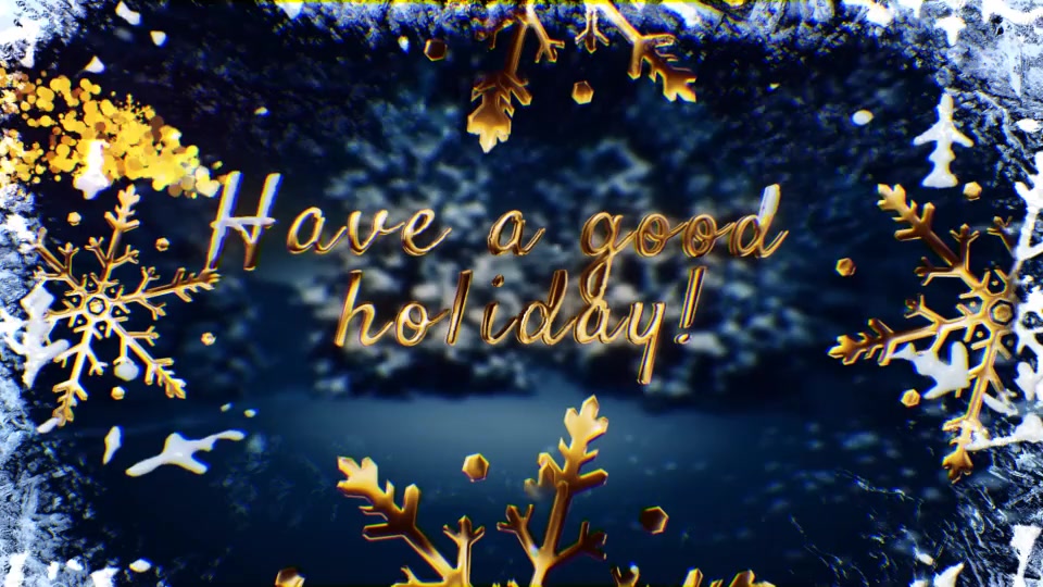 Golden Christmas Wishes with Magic Particles Videohive 25114567 After Effects Image 8