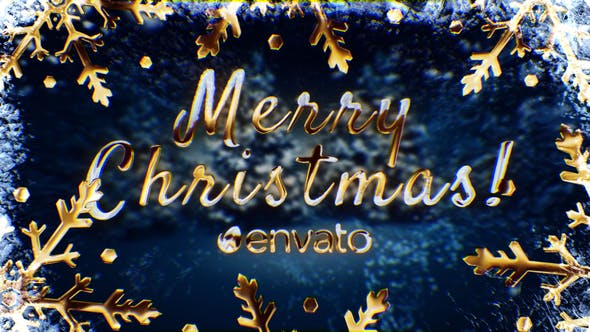 Golden Christmas Wishes with Magic Particles - Videohive Download 25114567
