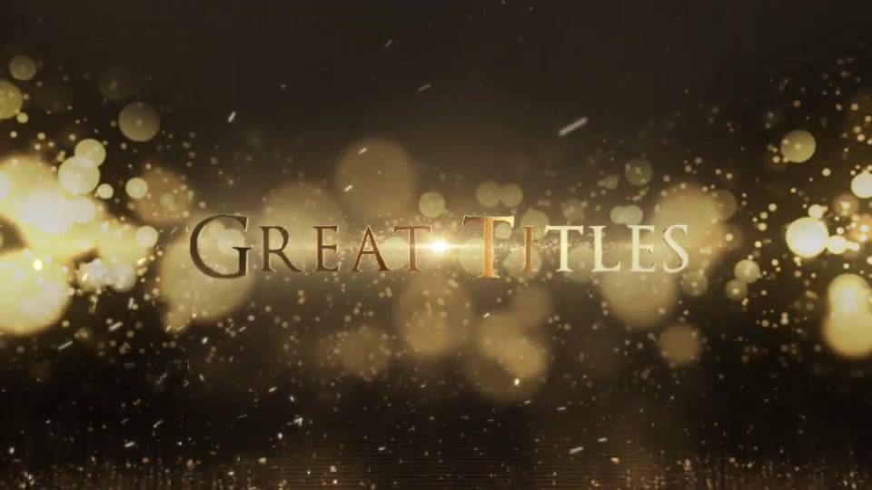 Golden Cinematic Titles 2 Videohive 15838715 After Effects Image 3
