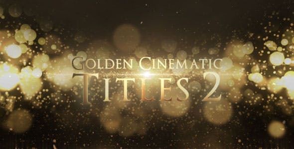 Golden Cinematic Titles 2 - 15838715 Download Videohive