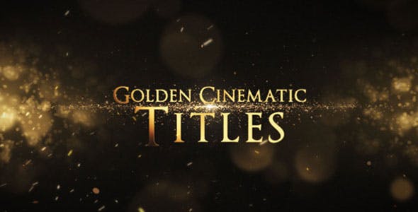 Golden Cinematic Titles - Videohive 15801490 Download